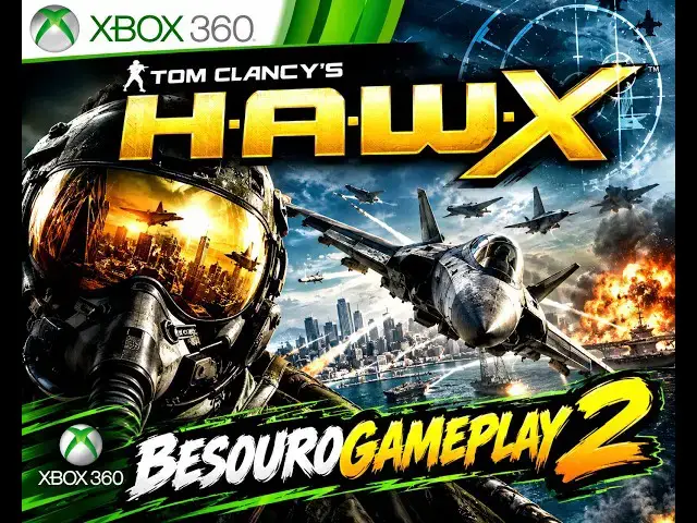 Video thumbnail for H A W X  JOGANDO PELA PIMEIRA VEZ DIRETO DO XBOX 360!