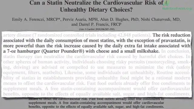 Video thumbnail for Fast food Do you want fries with that Lipitor