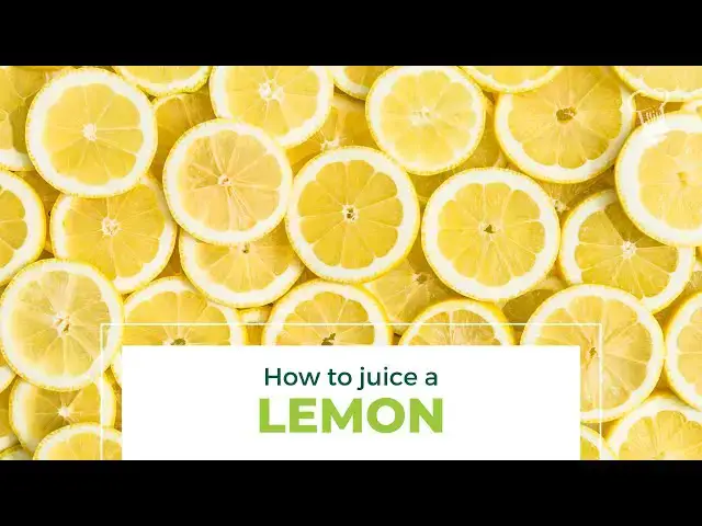 'Video thumbnail for How to Juice a Lemon | How-To Video | healthEcooks.com'