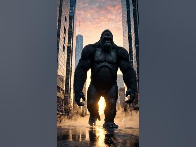 Video thumbnail for king Kong walking #junglelife #animals #animals #foryou