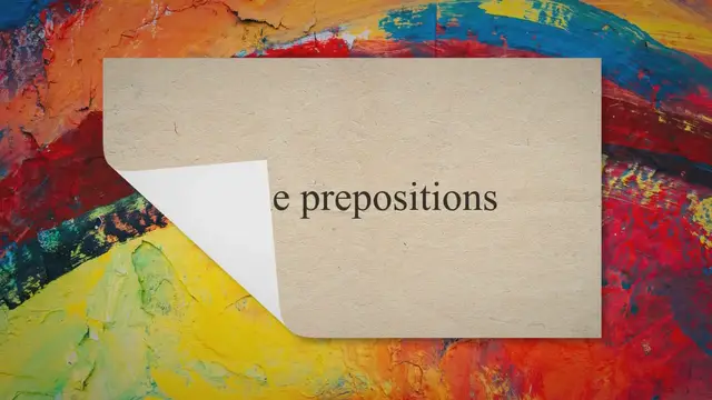 Video thumbnail for English Grammar: Time prepositions in, at, and on