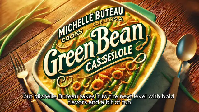 'Video thumbnail for Michelle Buteau Cooks a Green Bean Casserol'