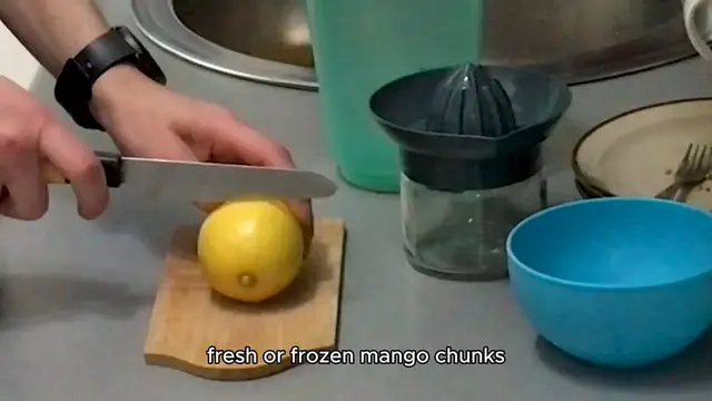 Video thumbnail for mango smoothie recipe