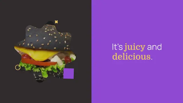 'Video thumbnail for American-style burger—juicy, cheesy, and loaded with all the classic toppings for a perfect bite every time!'