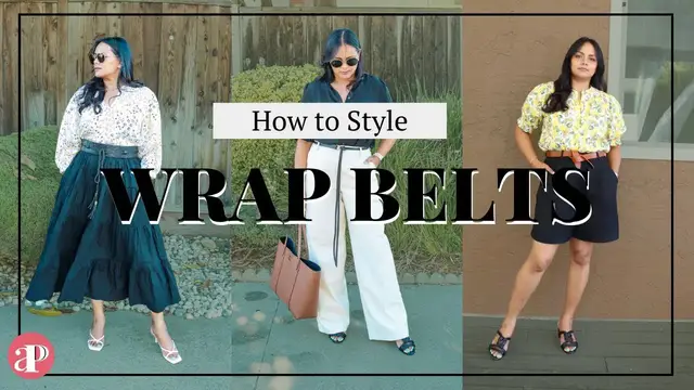'Video thumbnail for How to Style Wrap Belts with your Outfits'