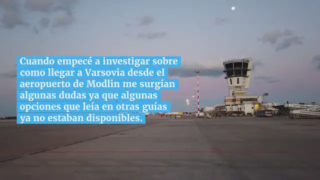 Video thumbnail for Como llegar a Varsovia desde el Aeropuerto Modlin ¡Mi experiencia y consejos!