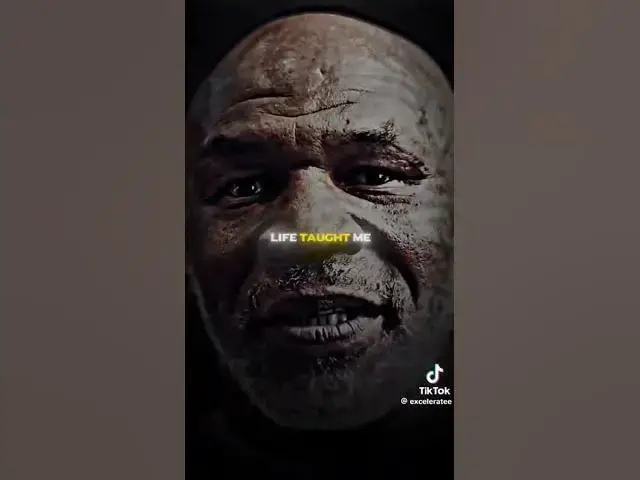 Video thumbnail for Mike Tyson's life lesson