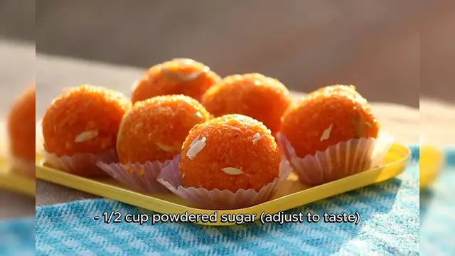 Video thumbnail for Laddu Recipe