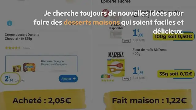 Video thumbnail for Crème au chocolat façon Danette (3 ingrédients)