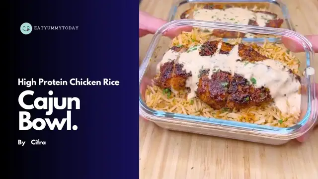 Video thumbnail for Quick Cajun Chicken with Creamy Rice | 30-Min High Protein Recipe!