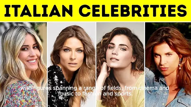 Video thumbnail for Italian Celebrities