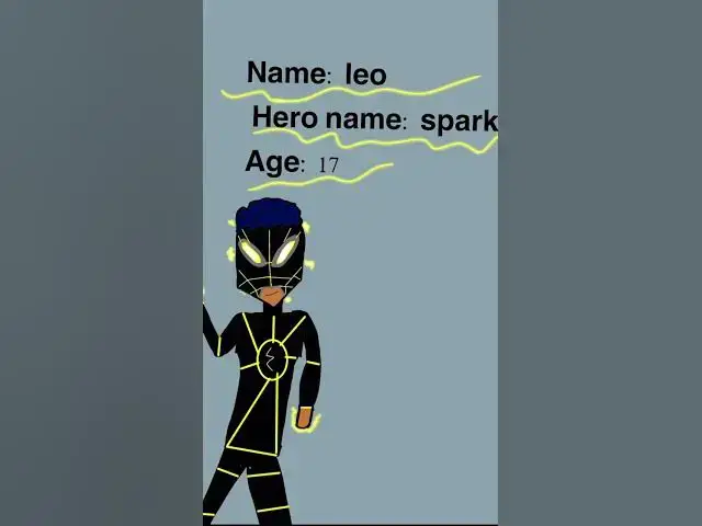 Video thumbnail for My new character #superhero