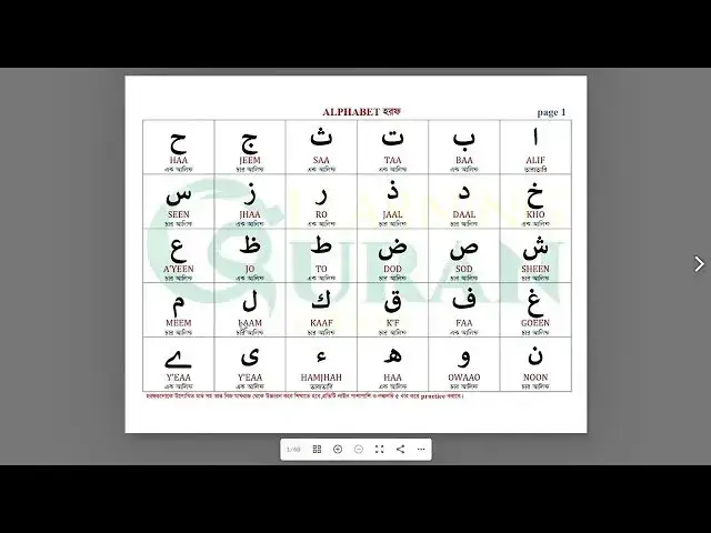 Video thumbnail for কায়দা শিক্ষা।।  ১ নাম্বার ক্লাস।। ফ্রি অনলাইন কুর'আন শিক্ষা।।