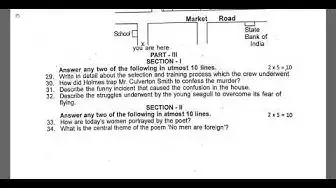 Video thumbnail for 10th English First Revision Question Paper 2019-20 | Tirunelveli District | Team Aspirants