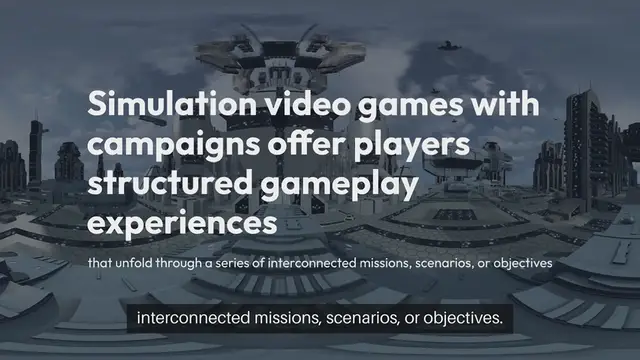 'Video thumbnail for Simulation Video Games With Campaigns'