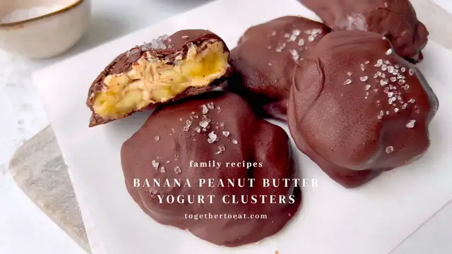 'Video thumbnail for Banana Peanut Butter Yogurt Clusters'