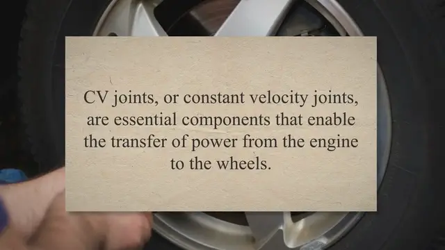 Video thumbnail for Mastering the Art of Replacing CV Joints: A Comprehensive Guide