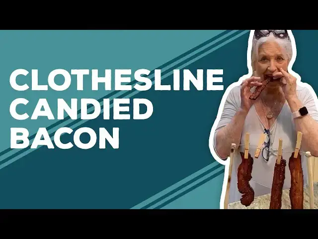Video thumbnail for Quarantine Cooking: Clothesline Candied Bacon Recipe