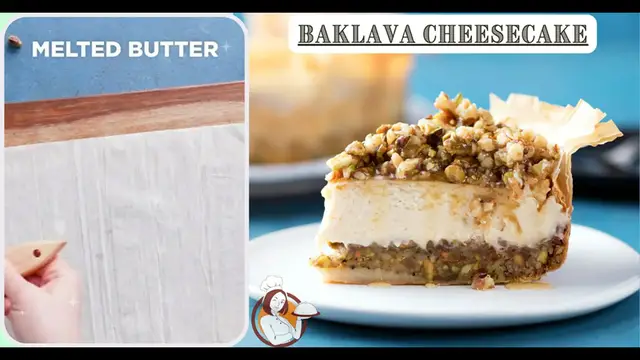 Video thumbnail for Baklava Cheesecake