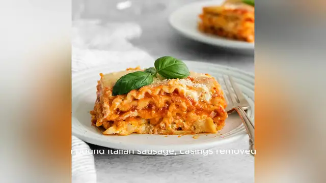 Video thumbnail for cheese lasagna recipe