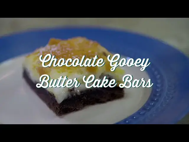 Video thumbnail for Paula Deen Gooey Butter Cake Bars Recipe
