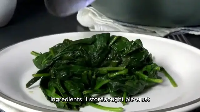 'Video thumbnail for Spinach quiche recipe'