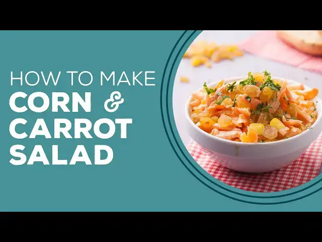 Video thumbnail for Blast from the Past: Corn & Carrot Salad Recipe | Classic Carrot Raisin Salad