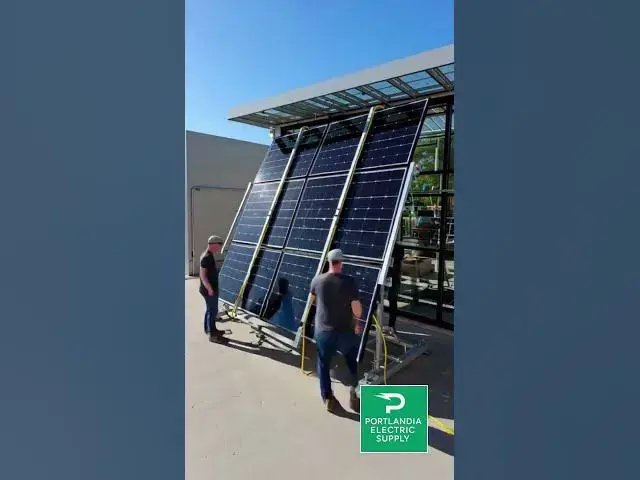 Video thumbnail for Solar panel installation / tilt-frame setup