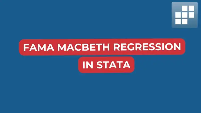 'Video thumbnail for Fama Macbeth Regression in Stata'