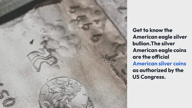 Video thumbnail for Silver American eagle coins