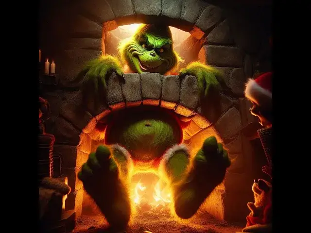 Video thumbnail for The Grinch Got Stuck In The Chimney