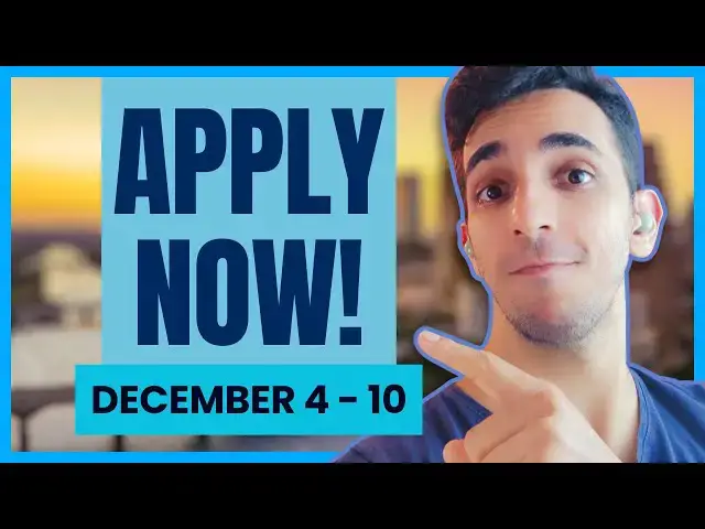 Video thumbnail for Currently Open Scholarships for International Students - December 4 - 10