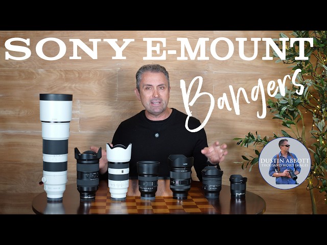 Video thumbnail for E-Mount Bangers | My Favorite Lenses for Sony