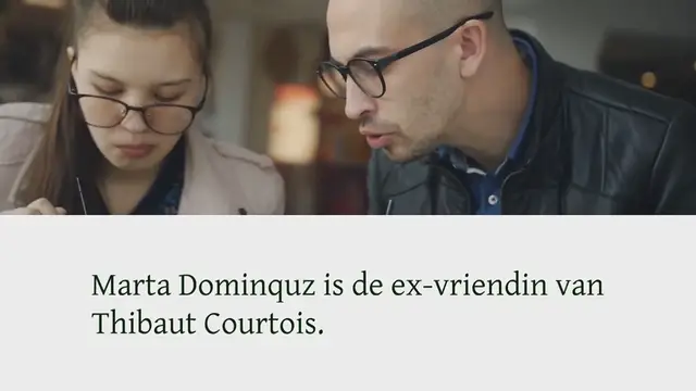 Video thumbnail for Marta Dominguez, ex-vriendin van Thibaut Courtois: