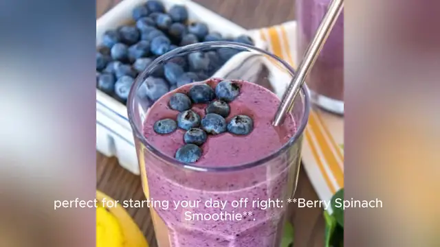 Video thumbnail for healthy breakfast smoothie recipe