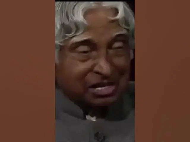 Video thumbnail for APJ Kalam inspiring thoughts | Most Famous Speech