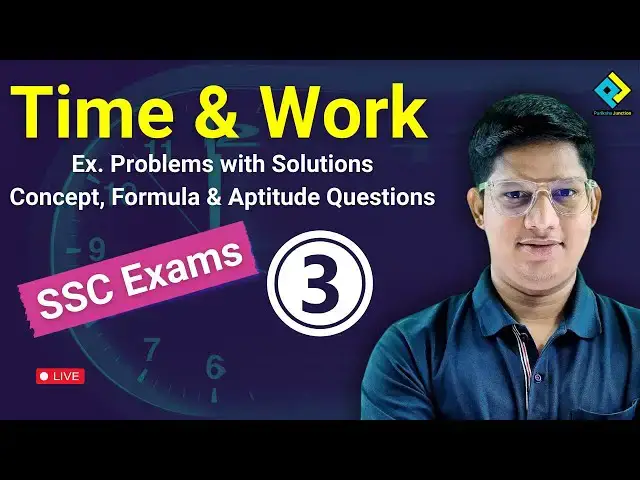 Video thumbnail for Time & Work Part-3 | Problems and Solutions Concept, Formula & Aptitude Questions #TimeandWork