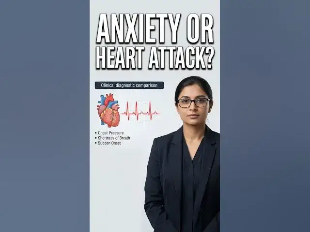 Video thumbnail for Anxiety differential-acute coronary syndrome #anxietyrelief #anxiety #shorts