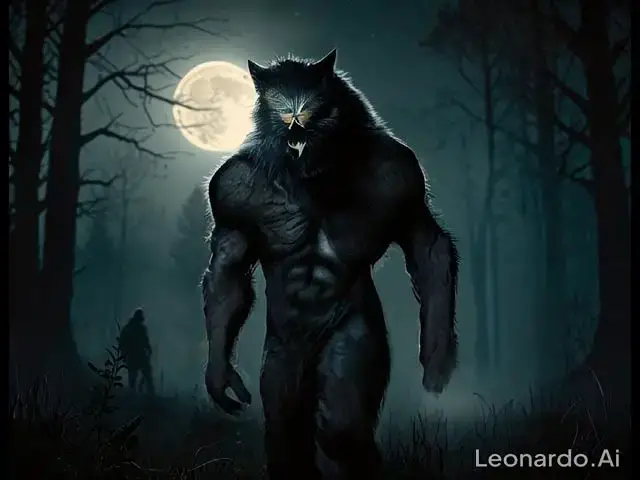 Video thumbnail for Werewolf in the woods