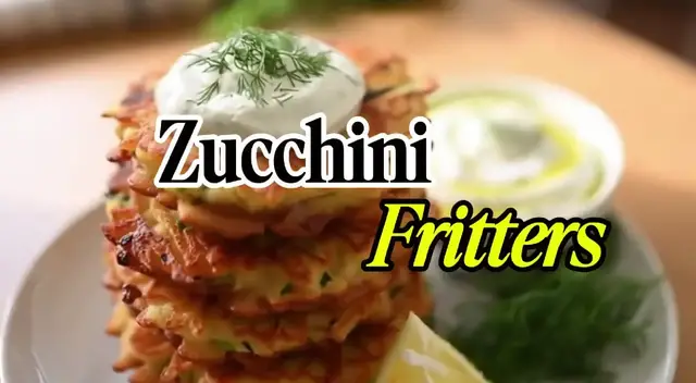 Video thumbnail for Crispy Zucchini Fritters Recipe - Easy, Healthy & Golden