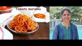 Video thumbnail for Tomato Chakli recipe| Tomato murukku