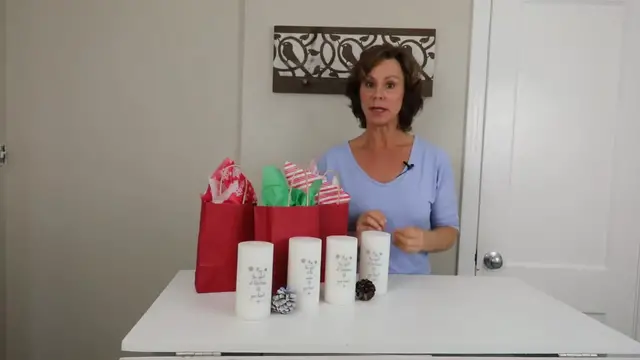 'Video thumbnail for How To Add Words And Images To Candles'