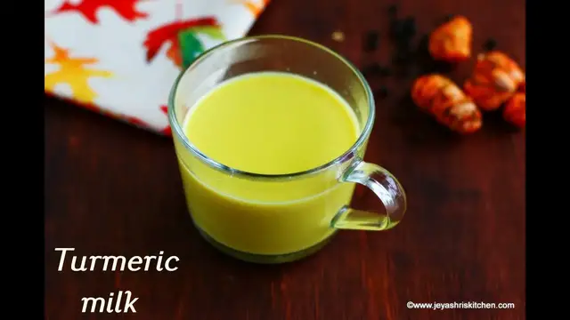 'Video thumbnail for Turmeric milk recipe'