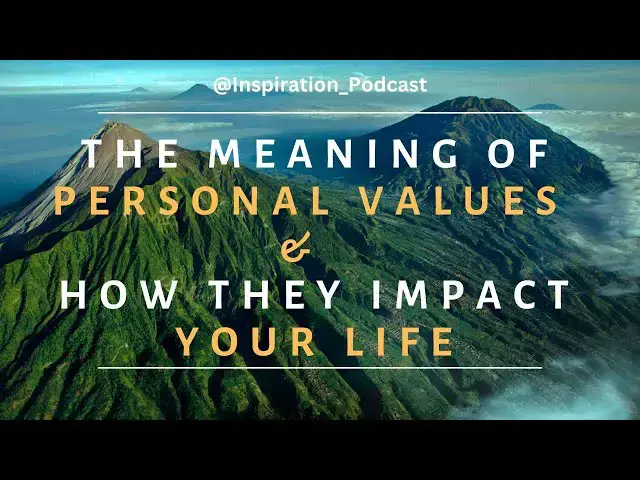'Video thumbnail for How Personal Values Impact Your Life & How To Discover Yours in 2023 | Podcast'
