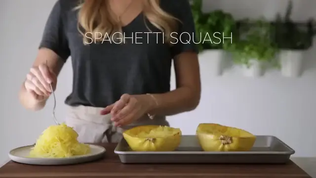 Video thumbnail for 36.HOW TO COOK SPAGHETTI SQUASH ¦ easy roasted spaghetti squash recipe (1080p 24fps)