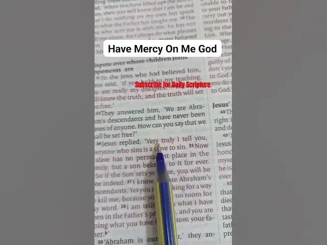 Video thumbnail for Have Mercy On Me God #believe #peace #Redemption #jesuslovesyou #story #God #johnselephilip #Jesus