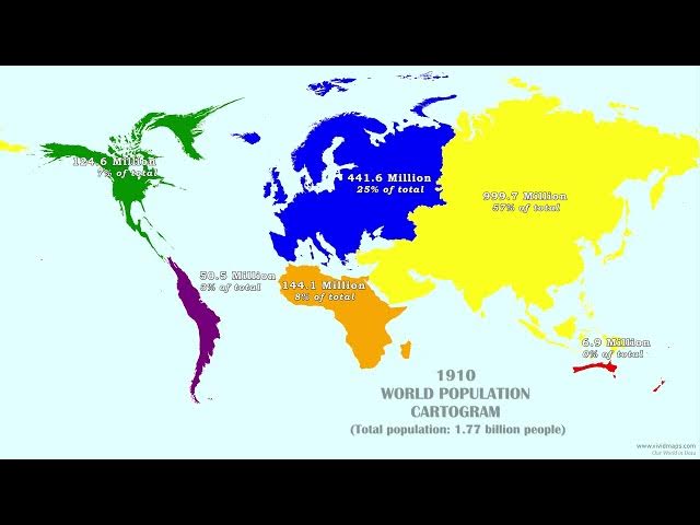 Video thumbnail for How the World's Population Changed Over 12,000 Years