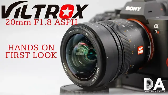 Video thumbnail for Viltrox 20mm F1.8 ASPH Sony FE:  First Look | 4K