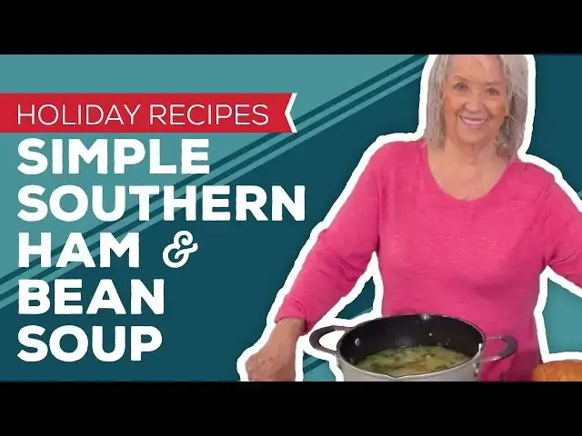 Video thumbnail for Holiday Cooking & Baking Recipes: Simple Southern Ham & Bean Soup Recipe