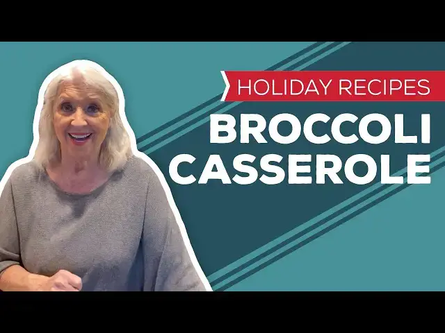 Video thumbnail for Holiday Recipes: Broccoli Casserole Recipe